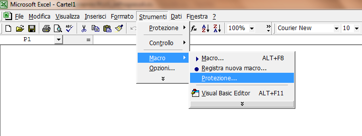 Attiva le macro